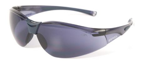 EYRES SAFETY GLASSES TERMINATOR BLUE/GREY LENS 